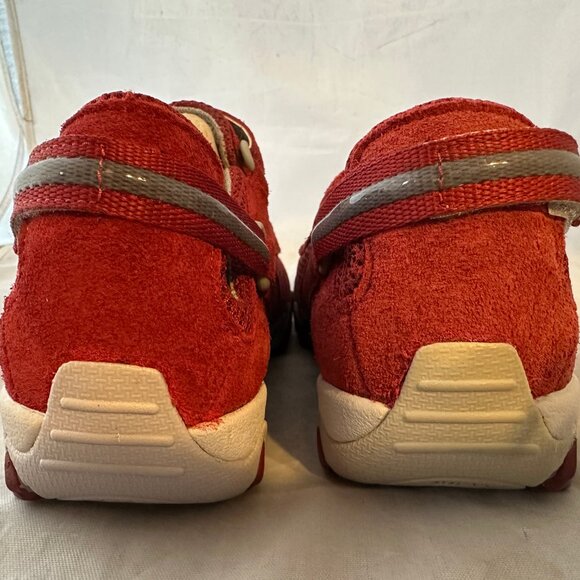 Allrounder by Mephisto NIRO Mary Jane Flats, Red Suede Women Size 5.5 $179 - Picture 5 of 7